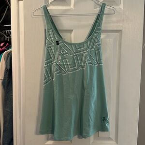 Teal under armour tank